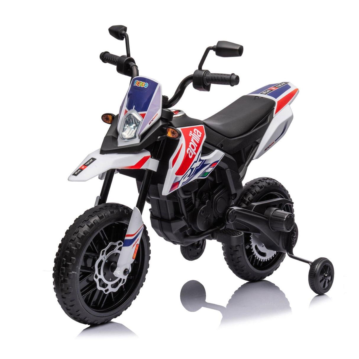 12V Aprilia Motorcycle Ride-On for Kids – Thrilling 1-Seater with LED Lights & Bluetooth | Ride On Kids