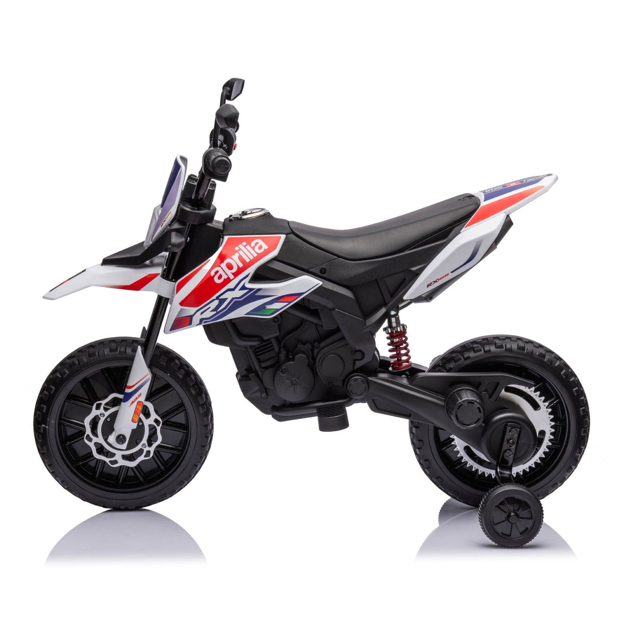 12V Aprilia Motorcycle Ride-On for Kids – Thrilling 1-Seater with LED Lights & Bluetooth | Ride On Kids