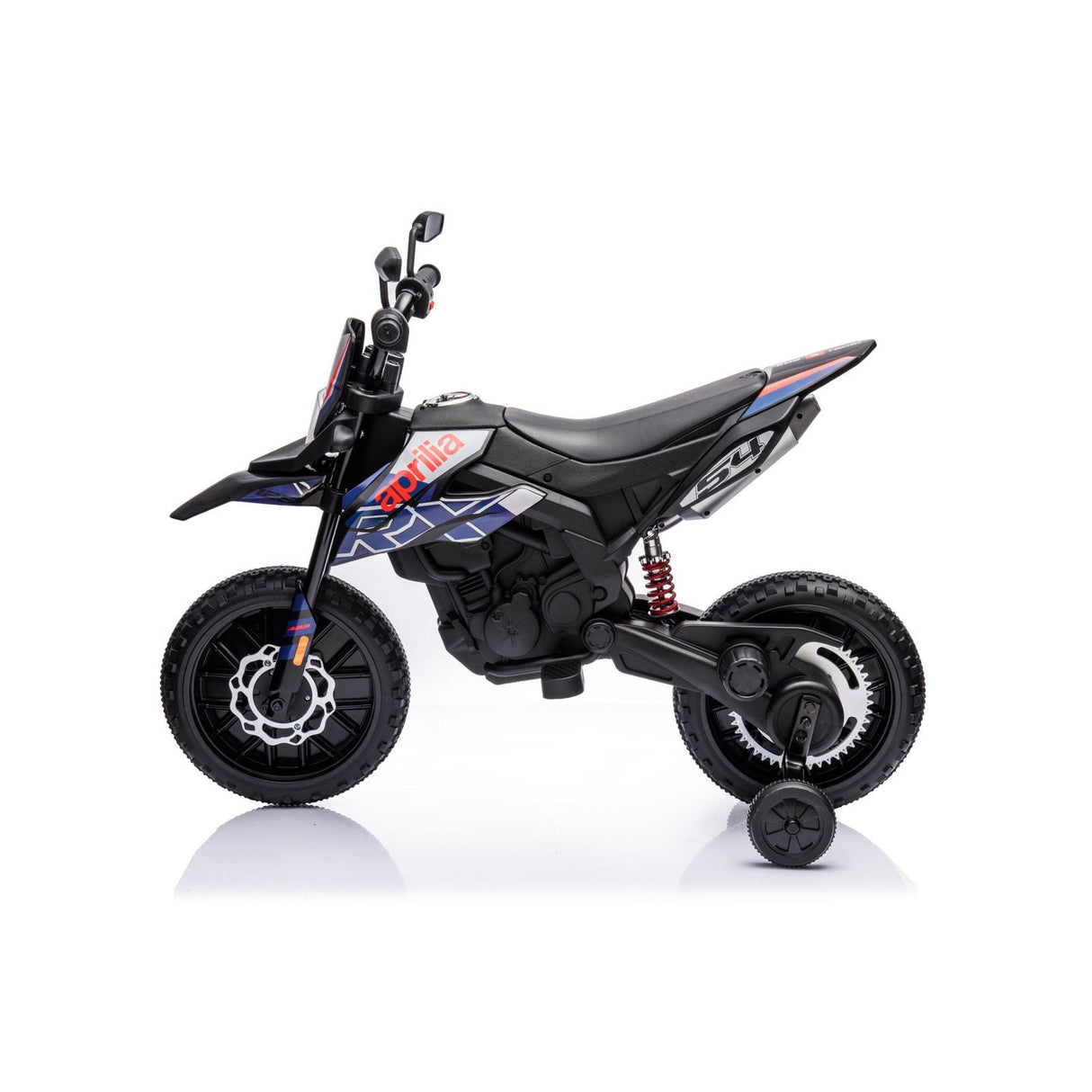 12V Aprilia Motorcycle Ride-On for Kids – Thrilling 1-Seater with LED Lights & Bluetooth | Ride On Kids