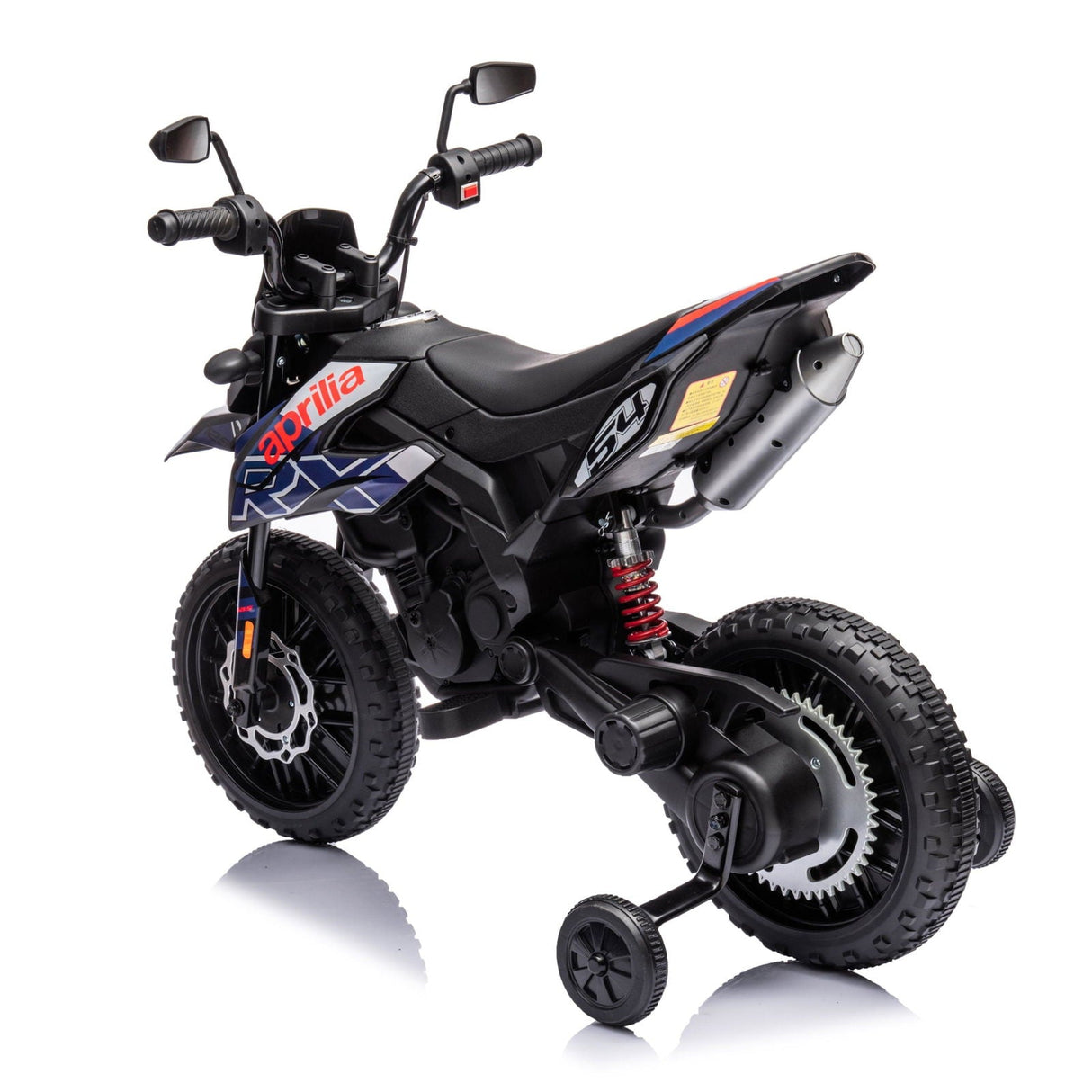 12V Aprilia Motorcycle Ride-On for Kids – Thrilling 1-Seater with LED Lights & Bluetooth | Ride On Kids