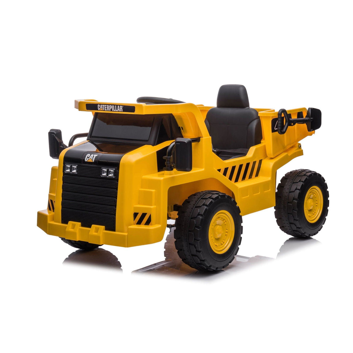 12V CAT Dump Truck Ride-On for Kids – Realistic Construction Adventure with Remote Control & Working Shovel | Ride On Kids