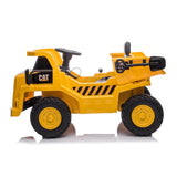 12V CAT Dump Truck Ride-On for Kids – Realistic Construction Adventure with Remote Control & Working Shovel | Ride On Kids