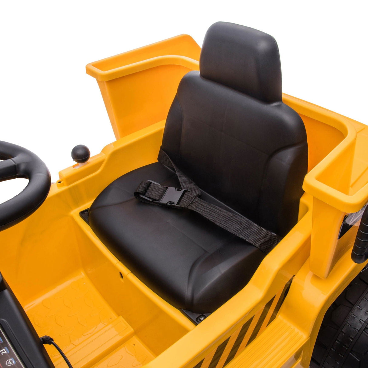 12V CAT Dump Truck Ride-On for Kids – Realistic Construction Adventure with Remote Control & Working Shovel | Ride On Kids