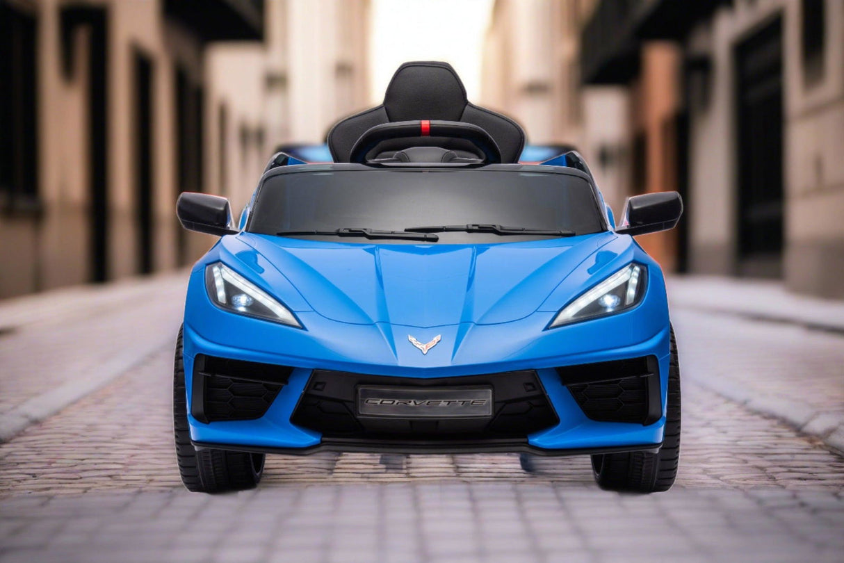 12V Chevrolet Corvette C8 Kids Ride-On Car – Luxury 1-Seater with Remote Control & LED Lights | Ride On Kids