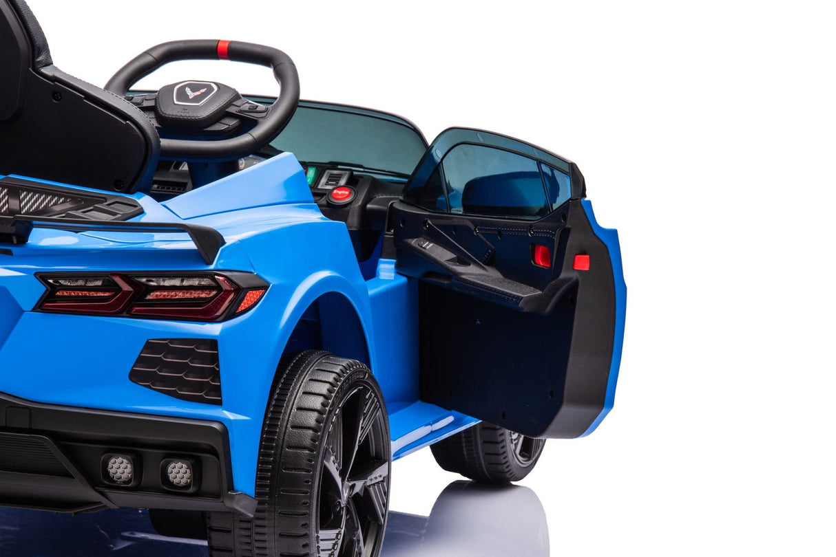 12V Chevrolet Corvette C8 Kids Ride-On Car – Luxury 1-Seater with Remote Control & LED Lights | Ride On Kids