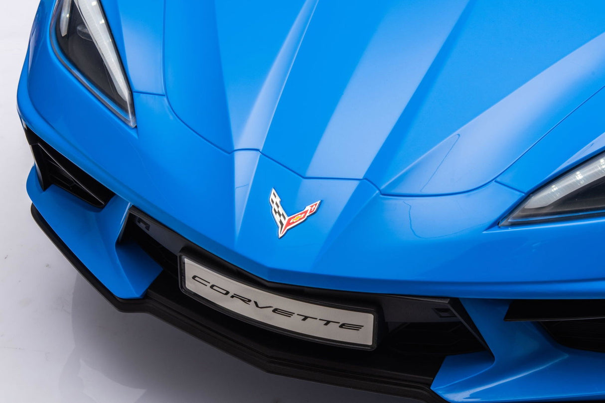 12V Chevrolet Corvette C8 Kids Ride-On Car – Luxury 1-Seater with Remote Control & LED Lights | Ride On Kids