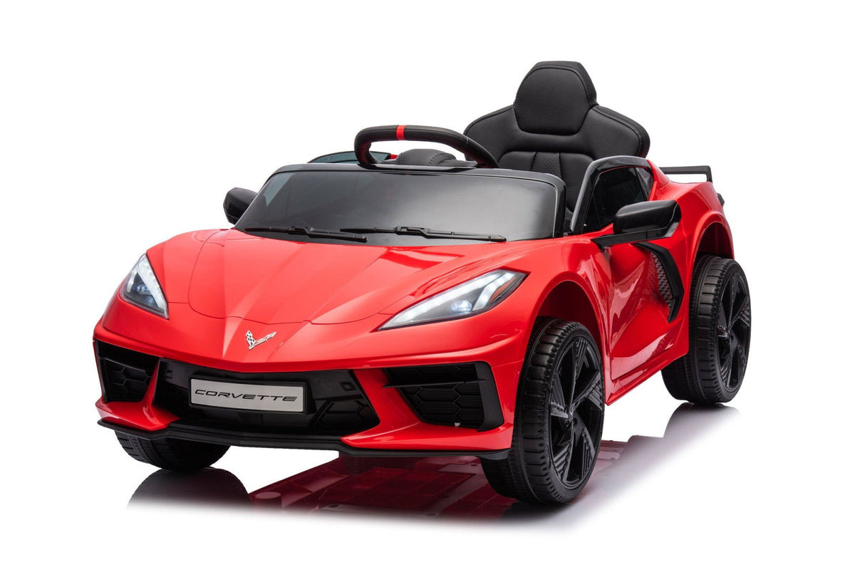 12V Chevrolet Corvette C8 Kids Ride-On Car – Luxury 1-Seater with Remote Control & LED Lights | Ride On Kids