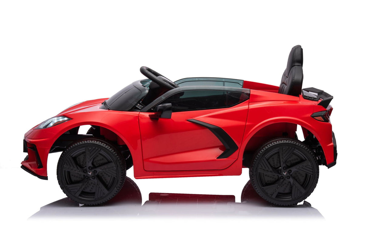 12V Chevrolet Corvette C8 Kids Ride-On Car – Luxury 1-Seater with Remote Control & LED Lights | Ride On Kids