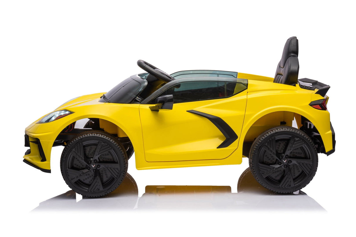 12V Chevrolet Corvette C8 Kids Ride-On Car – Luxury 1-Seater with Remote Control & LED Lights | Ride On Kids