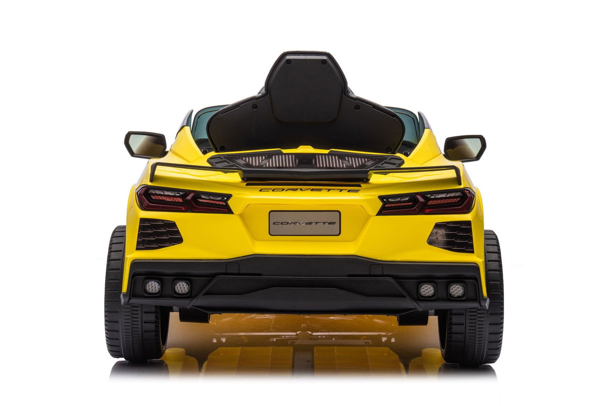 12V Chevrolet Corvette C8 Kids Ride-On Car – Luxury 1-Seater with Remote Control & LED Lights | Ride On Kids