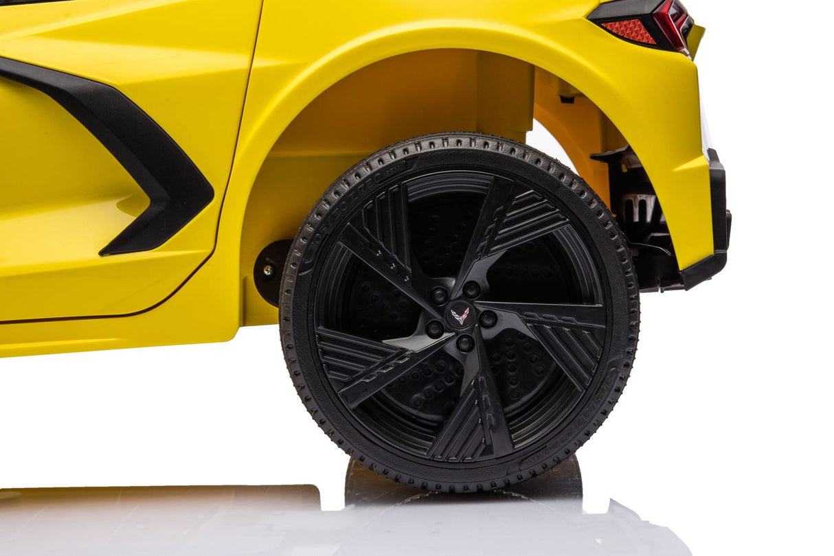 12V Chevrolet Corvette C8 Kids Ride-On Car – Luxury 1-Seater with Remote Control & LED Lights | Ride On Kids