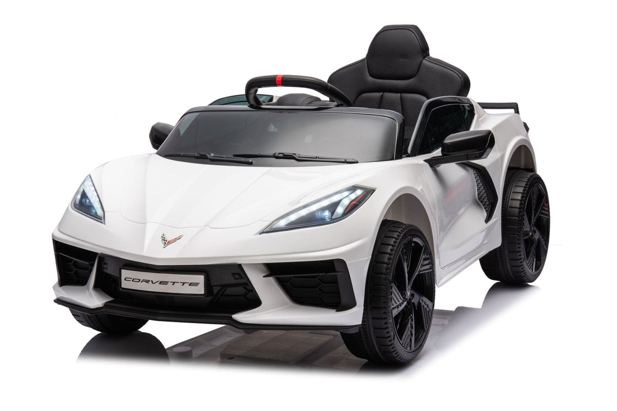 12V Chevrolet Corvette C8 Kids Ride-On Car – Luxury 1-Seater with Remote Control & LED Lights | Ride On Kids