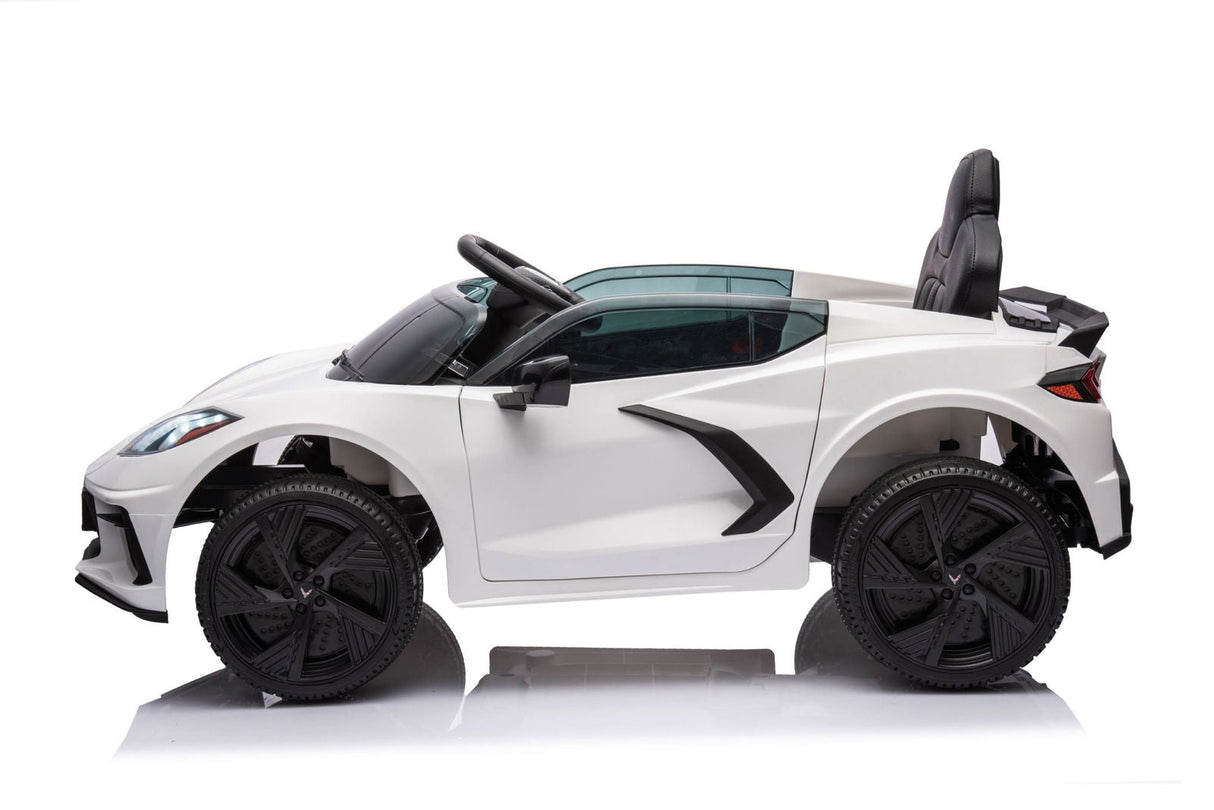 12V Chevrolet Corvette C8 Kids Ride-On Car – Luxury 1-Seater with Remote Control & LED Lights | Ride On Kids