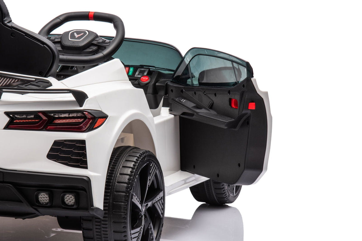 12V Chevrolet Corvette C8 Kids Ride-On Car – Luxury 1-Seater with Remote Control & LED Lights | Ride On Kids