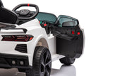 12V Chevrolet Corvette C8 Kids Ride-On Car – Luxury 1-Seater with Remote Control & LED Lights | Ride On Kids