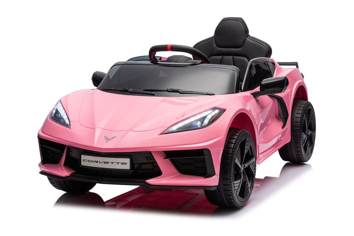 12V Chevrolet Corvette C8 Kids Ride-On Car – Luxury 1-Seater with Remote Control & LED Lights | Ride On Kids
