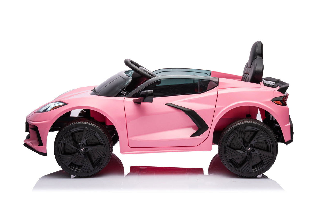 12V Chevrolet Corvette C8 Kids Ride-On Car – Luxury 1-Seater with Remote Control & LED Lights | Ride On Kids