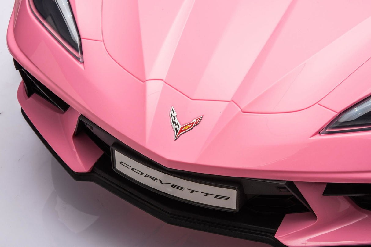 12V Chevrolet Corvette C8 Kids Ride-On Car – Luxury 1-Seater with Remote Control & LED Lights | Ride On Kids