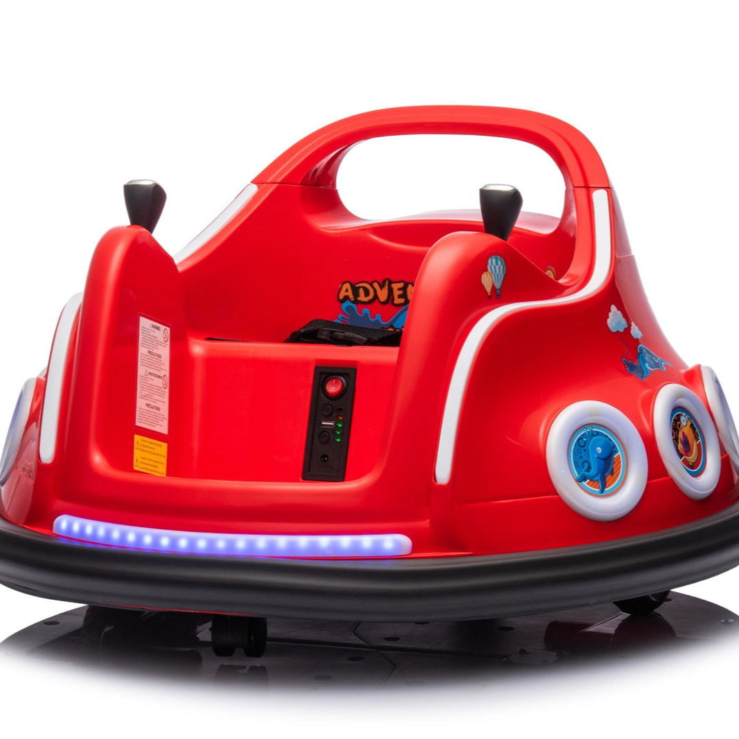 12V Bumper Car Ride-On for Kids – Fun 1-Seater with Remote Control, LED Lights & Bluetooth | Ride On Kids