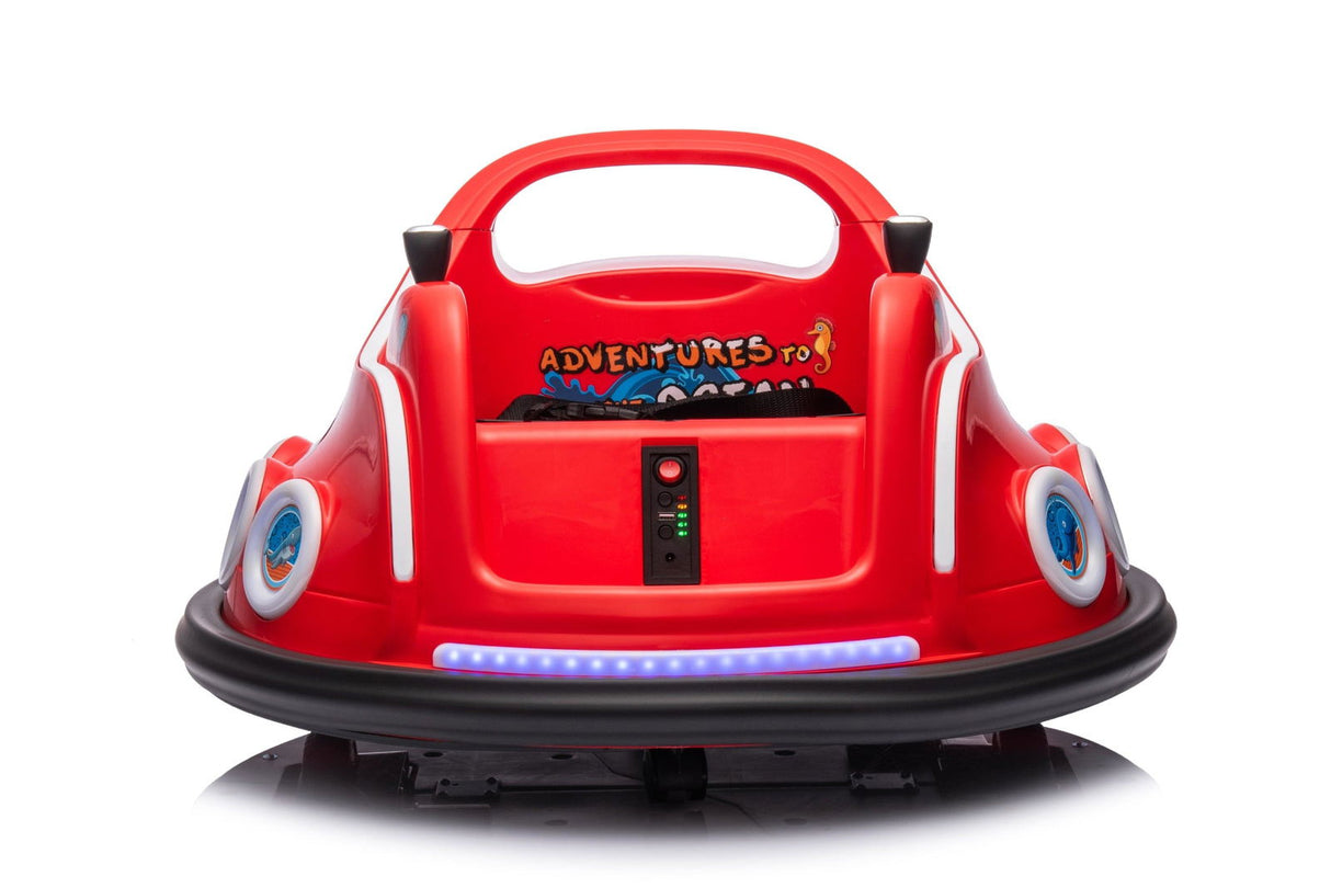 12V Bumper Car Ride-On for Kids – Fun 1-Seater with Remote Control, LED Lights & Bluetooth | Ride On Kids