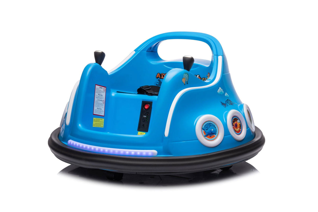 12V Bumper Car Ride-On for Kids – Fun 1-Seater with Remote Control, LED Lights & Bluetooth | Ride On Kids