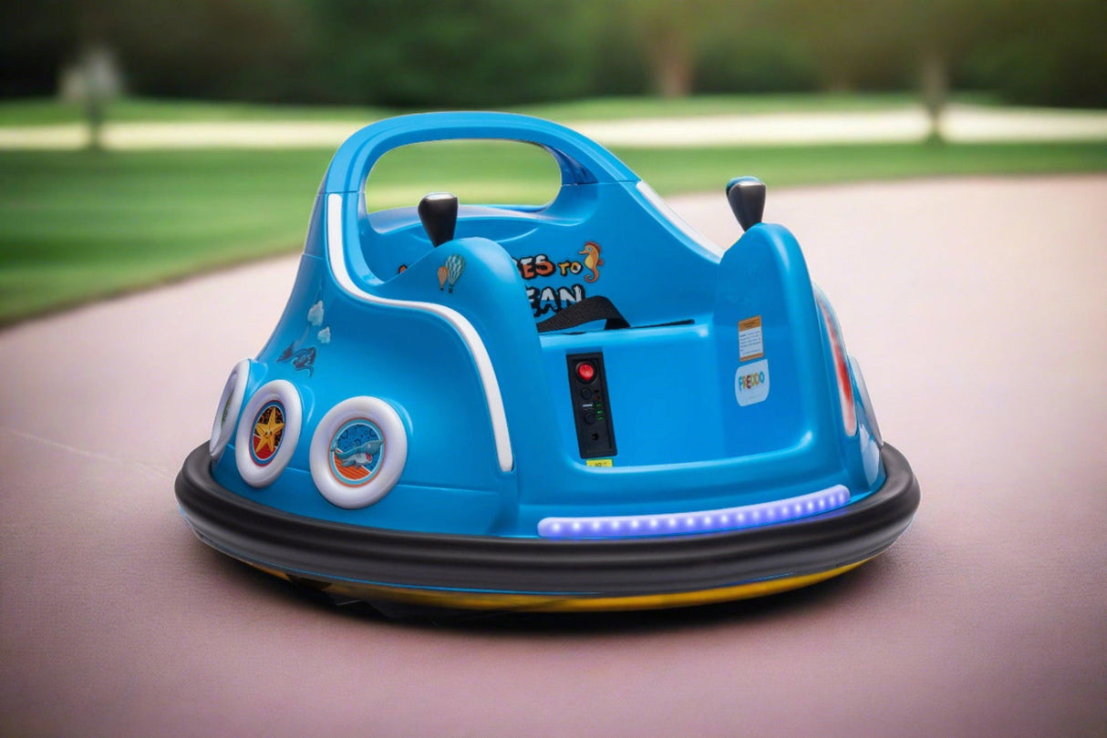 12V Bumper Car Ride-On for Kids – Fun 1-Seater with Remote Control, LED Lights & Bluetooth | Ride On Kids