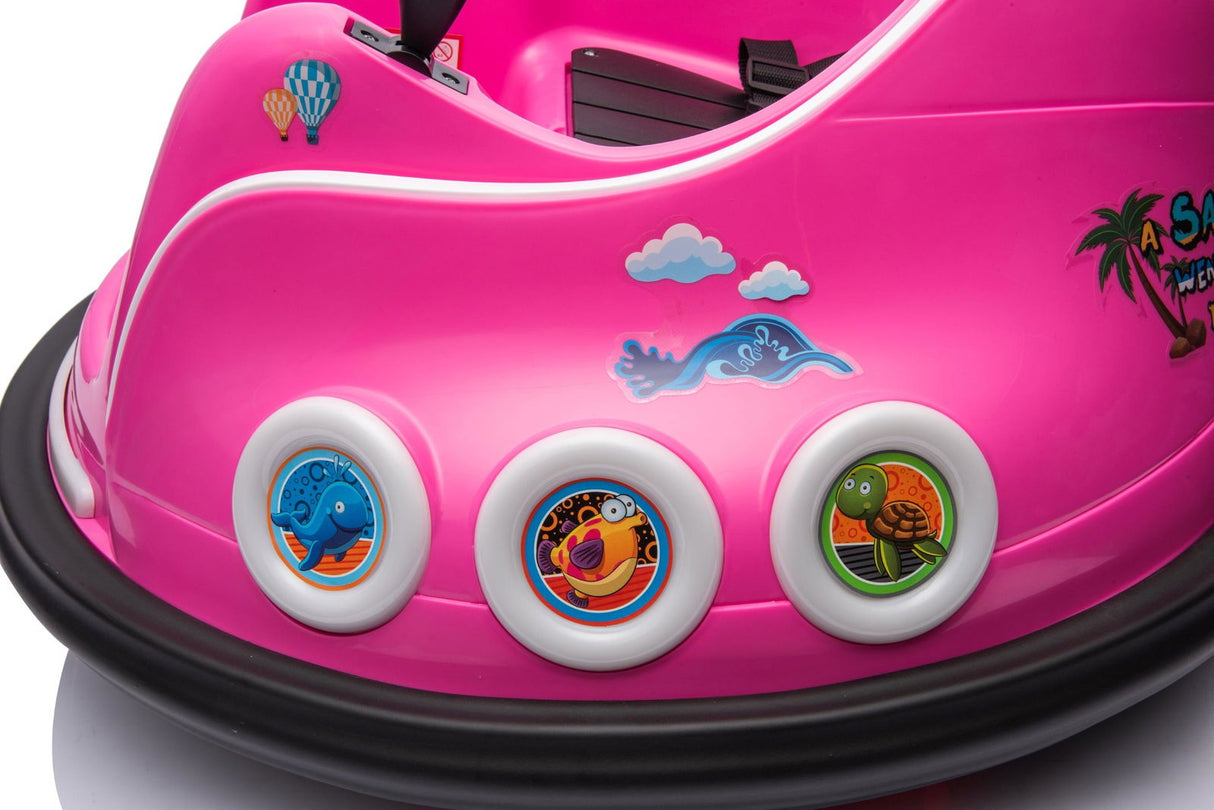 12V Bumper Car Ride-On for Kids – Fun 1-Seater with Remote Control, LED Lights & Bluetooth | Ride On Kids