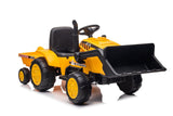 12V Kids Excavator Ride-On with Detachable Trailer – Realistic 1-Seater with Remote Control & MP3 | Ride On Kids