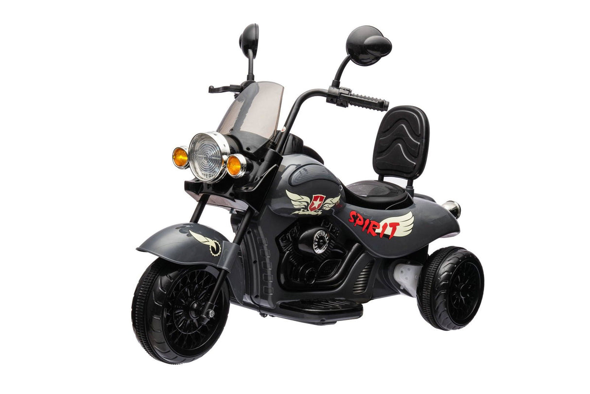 12V Kids Cruiser Motorcycle Ride-On – Iconic 1-Seater Chopper with LED Lights & Music | Ride On Kids