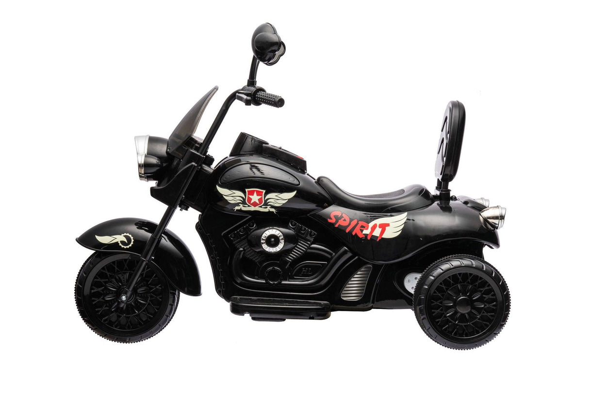 12V Kids Cruiser Motorcycle Ride-On – Iconic 1-Seater Chopper with LED Lights & Music | Ride On Kids
