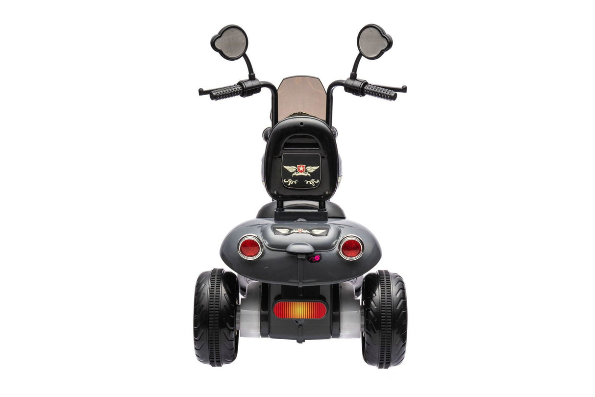 12V Kids Cruiser Motorcycle Ride-On – Iconic 1-Seater Chopper with LED Lights & Music | Ride On Kids