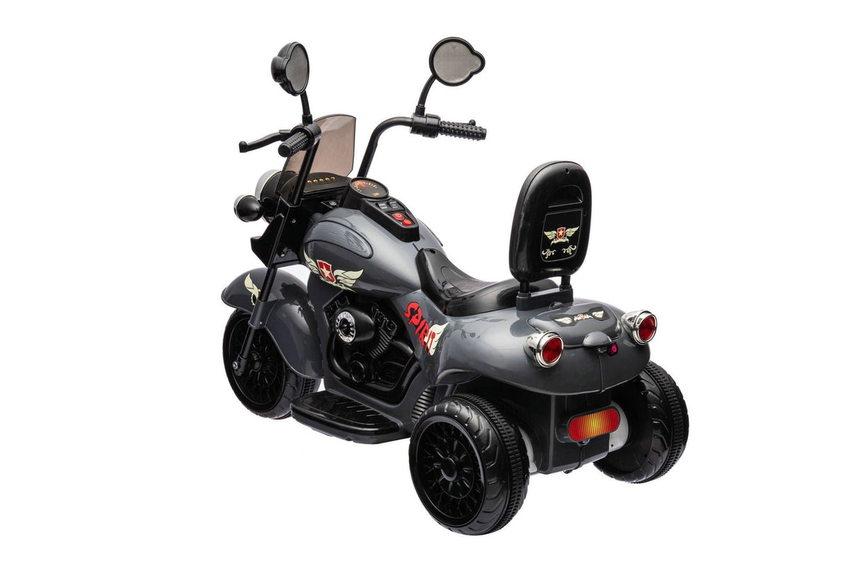 12V Kids Cruiser Motorcycle Ride-On – Iconic 1-Seater Chopper with LED Lights & Music | Ride On Kids
