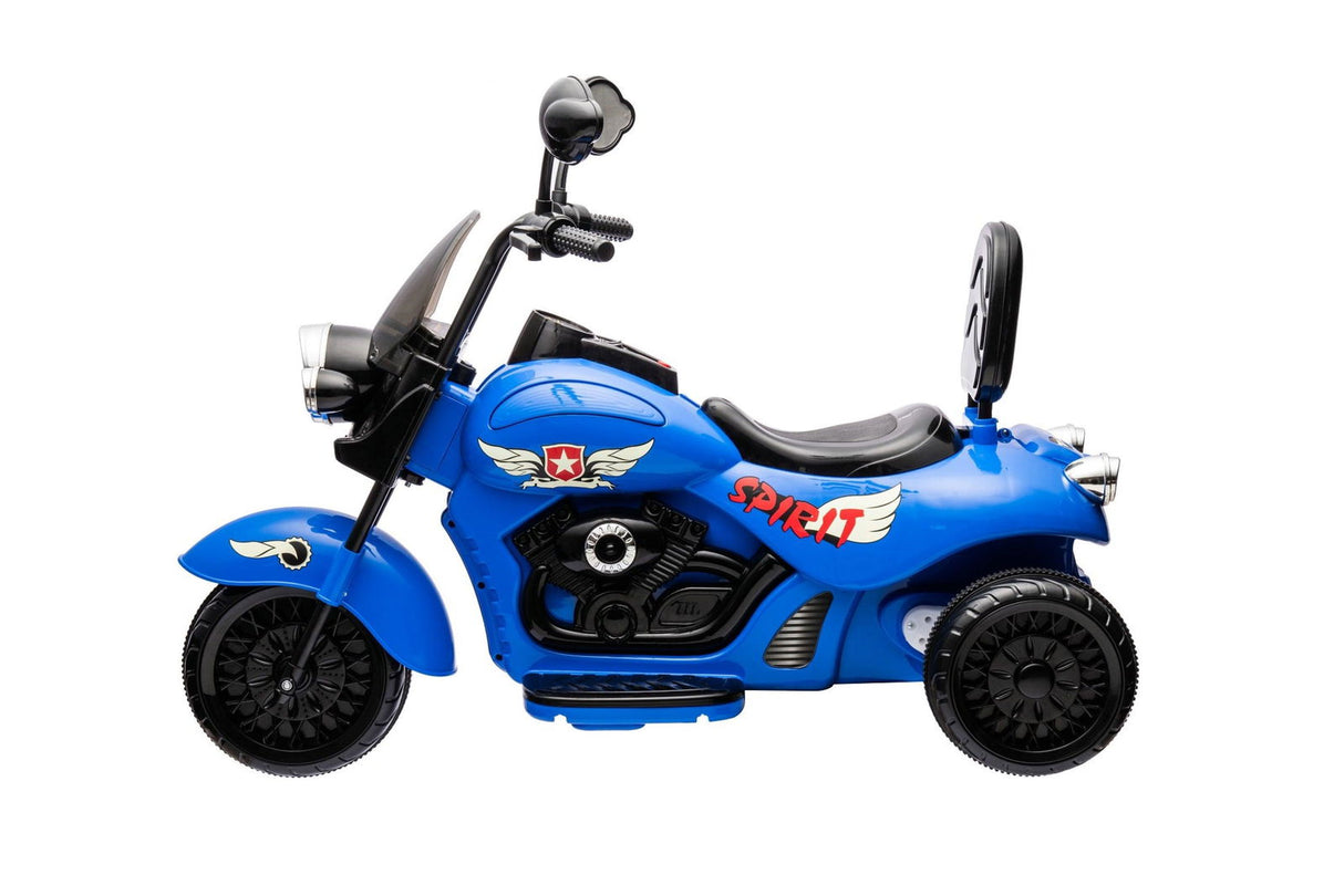 12V Kids Cruiser Motorcycle Ride-On – Iconic 1-Seater Chopper with LED Lights & Music | Ride On Kids