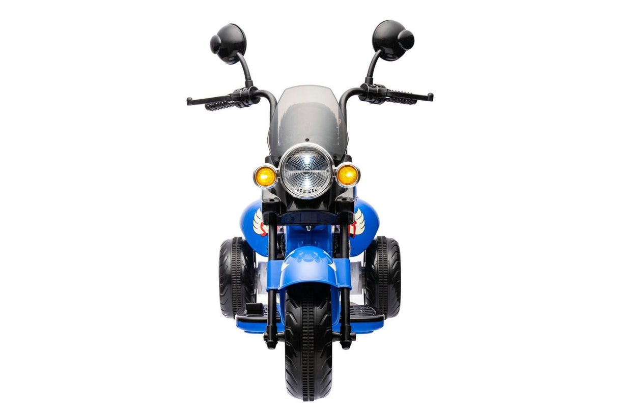 12V Kids Cruiser Motorcycle Ride-On – Iconic 1-Seater Chopper with LED Lights & Music | Ride On Kids