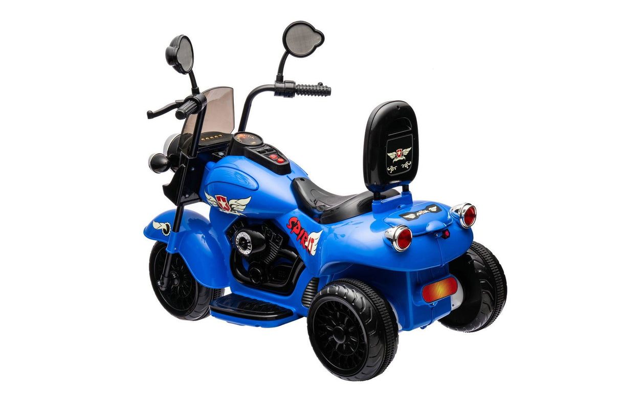 12V Kids Cruiser Motorcycle Ride-On – Iconic 1-Seater Chopper with LED Lights & Music | Ride On Kids