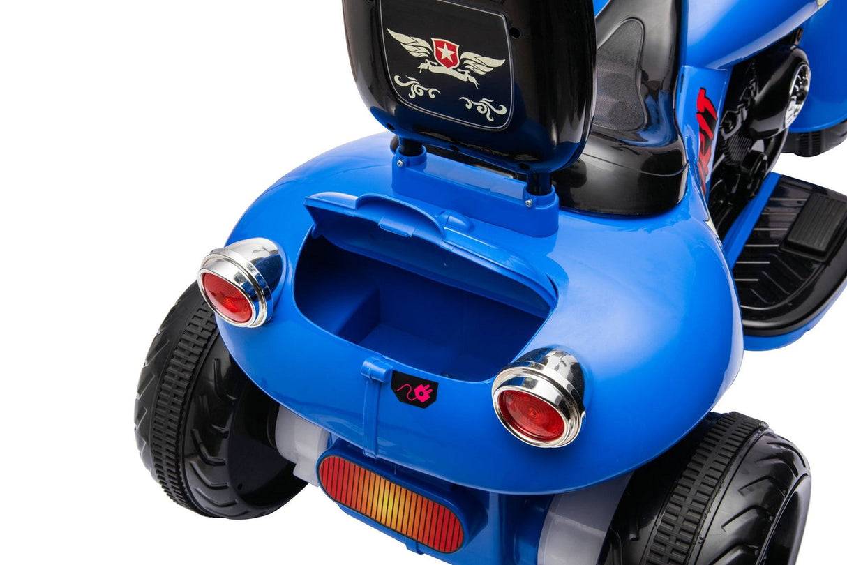 12V Kids Cruiser Motorcycle Ride-On – Iconic 1-Seater Chopper with LED Lights & Music | Ride On Kids