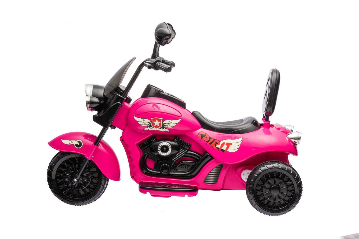 12V Kids Cruiser Motorcycle Ride-On – Iconic 1-Seater Chopper with LED Lights & Music | Ride On Kids