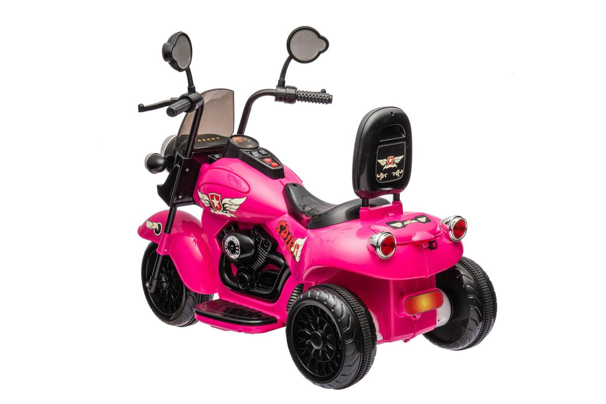 12V Kids Cruiser Motorcycle Ride-On – Iconic 1-Seater Chopper with LED Lights & Music | Ride On Kids