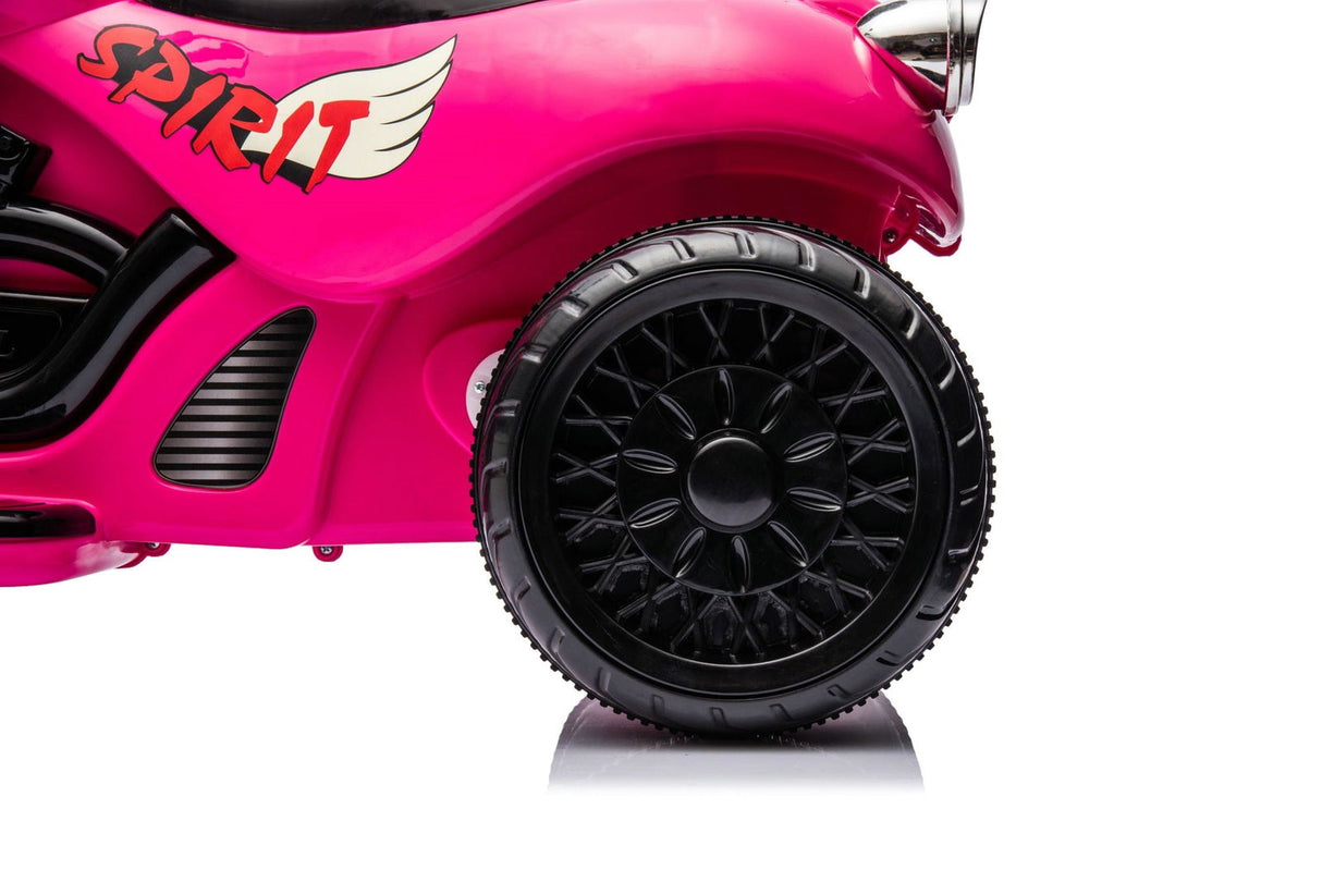 12V Kids Cruiser Motorcycle Ride-On – Iconic 1-Seater Chopper with LED Lights & Music | Ride On Kids