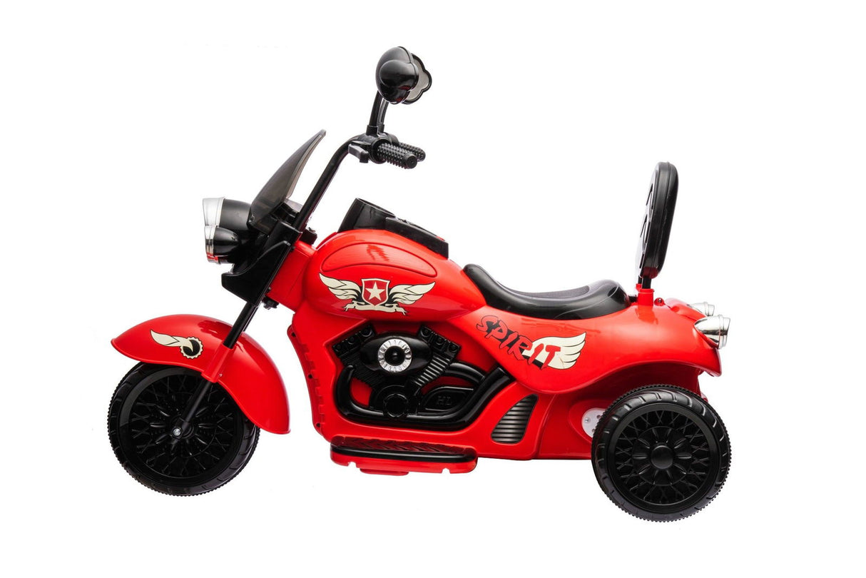 12V Kids Cruiser Motorcycle Ride-On – Iconic 1-Seater Chopper with LED Lights & Music | Ride On Kids