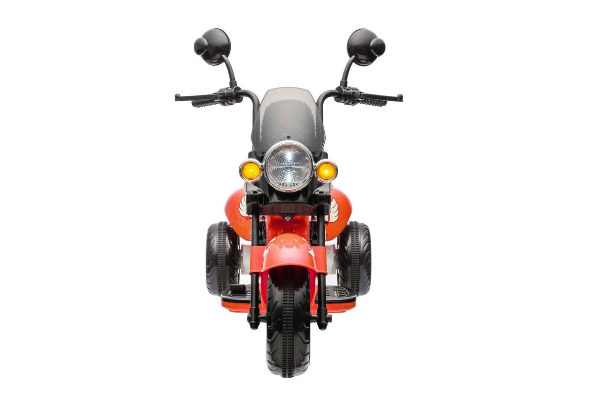 12V Kids Cruiser Motorcycle Ride-On – Iconic 1-Seater Chopper with LED Lights & Music | Ride On Kids