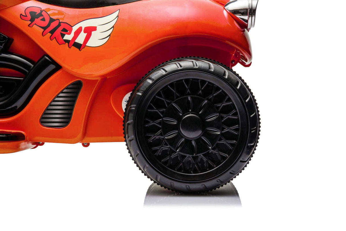 12V Kids Cruiser Motorcycle Ride-On – Iconic 1-Seater Chopper with LED Lights & Music | Ride On Kids