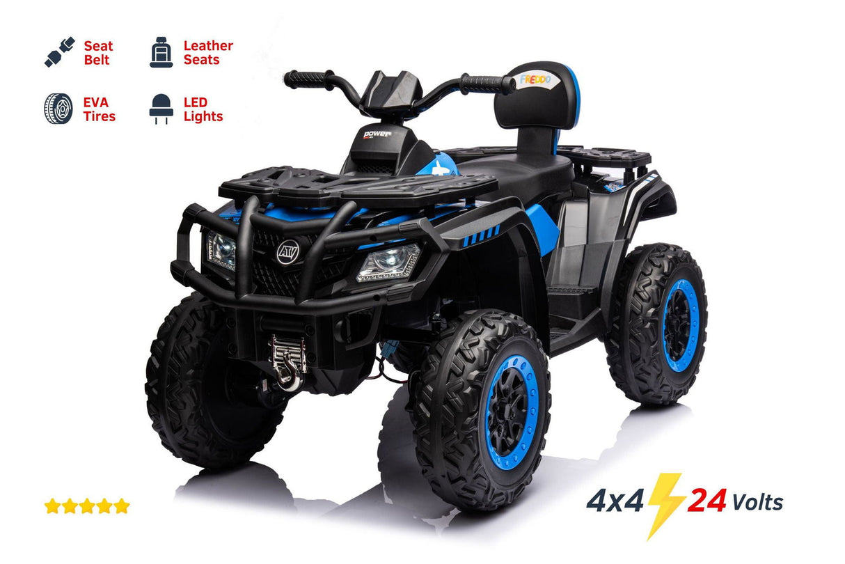 Ride On Kids 24V 4x4 Adventure Raptor 2 Seater Ride-On ATV for Kids