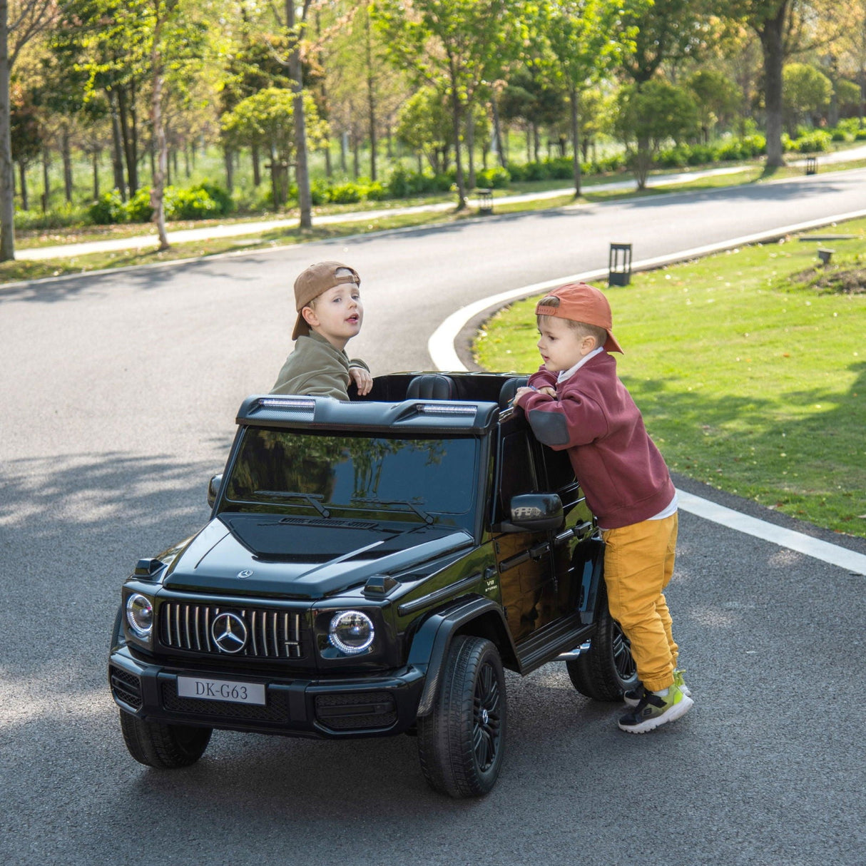 Ride On Kids 24V 4x4 Mercedes-Benz G63 AMG 2 Seater G Wagon Ride-On Car