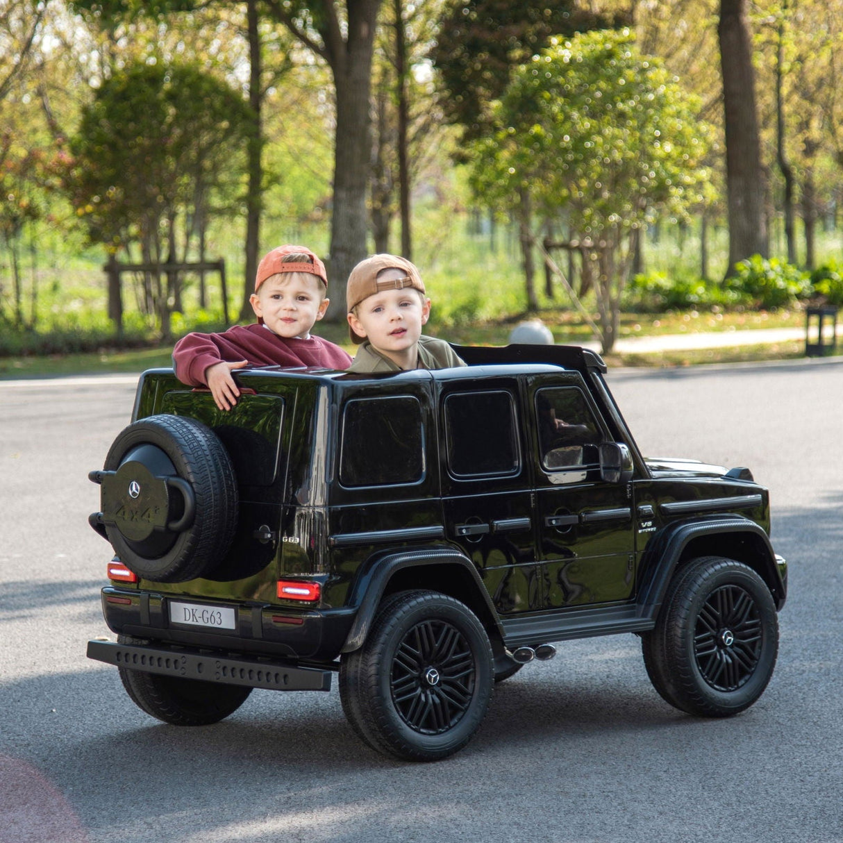 Ride On Kids 24V 4x4 Mercedes-Benz G63 AMG 2 Seater G Wagon Ride-On Car