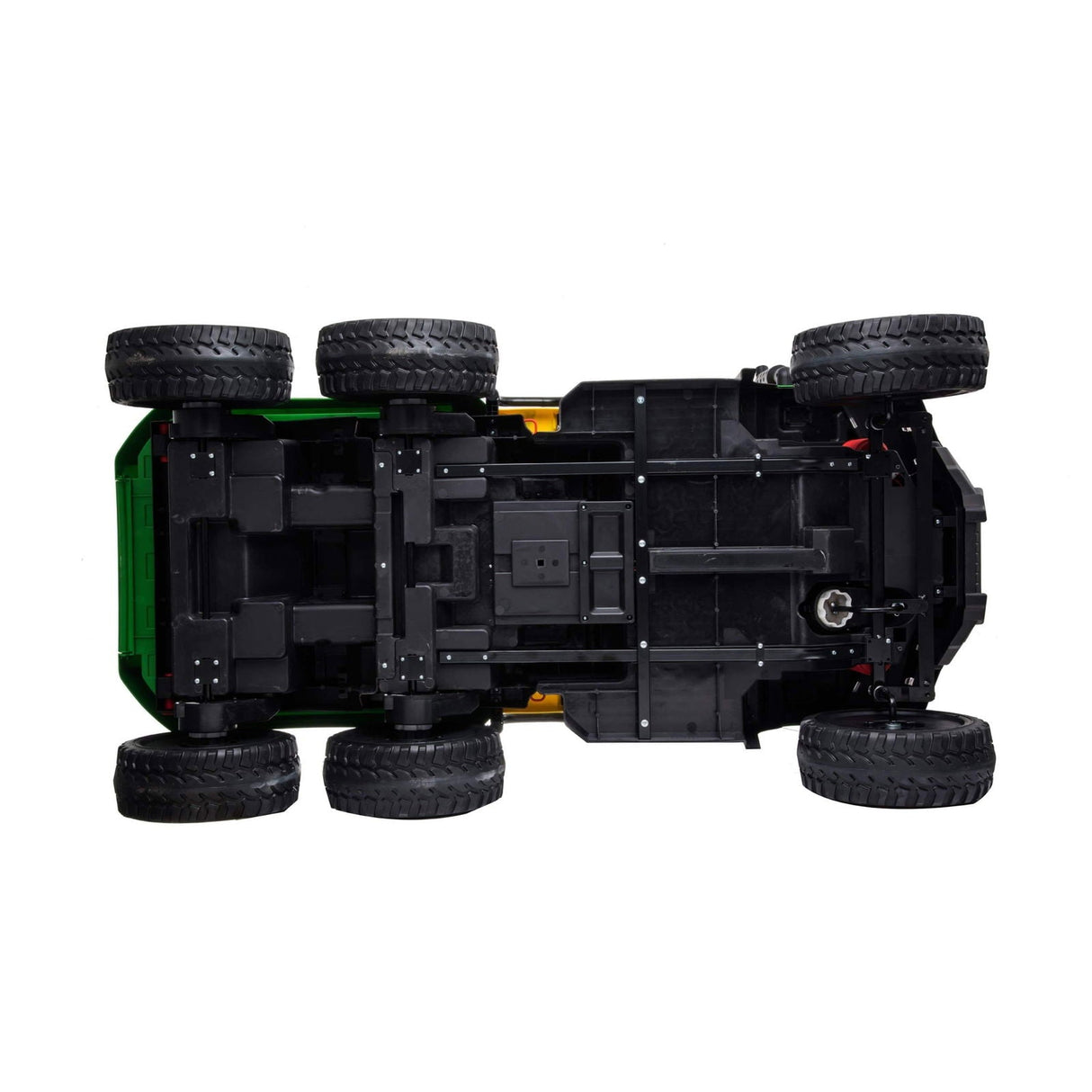 Ride On Kids 24V 6-Wheeler Tractor Trailer Ride-On with Dump Cart and Parental Remote