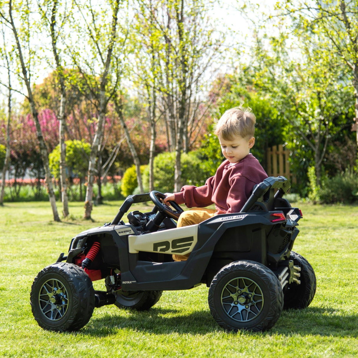 Ride On Kids 24V Can Am Maverick 1-Seater UTV - Kids Electric Ride-On