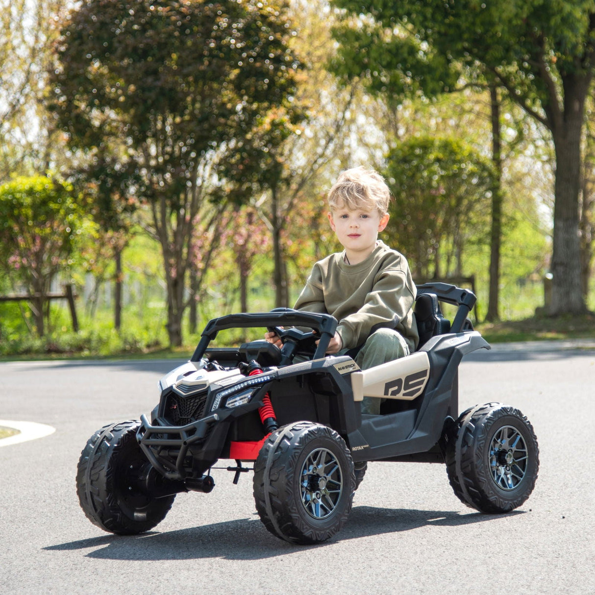 Ride On Kids 24V Can Am Maverick 1-Seater UTV - Kids Electric Ride-On