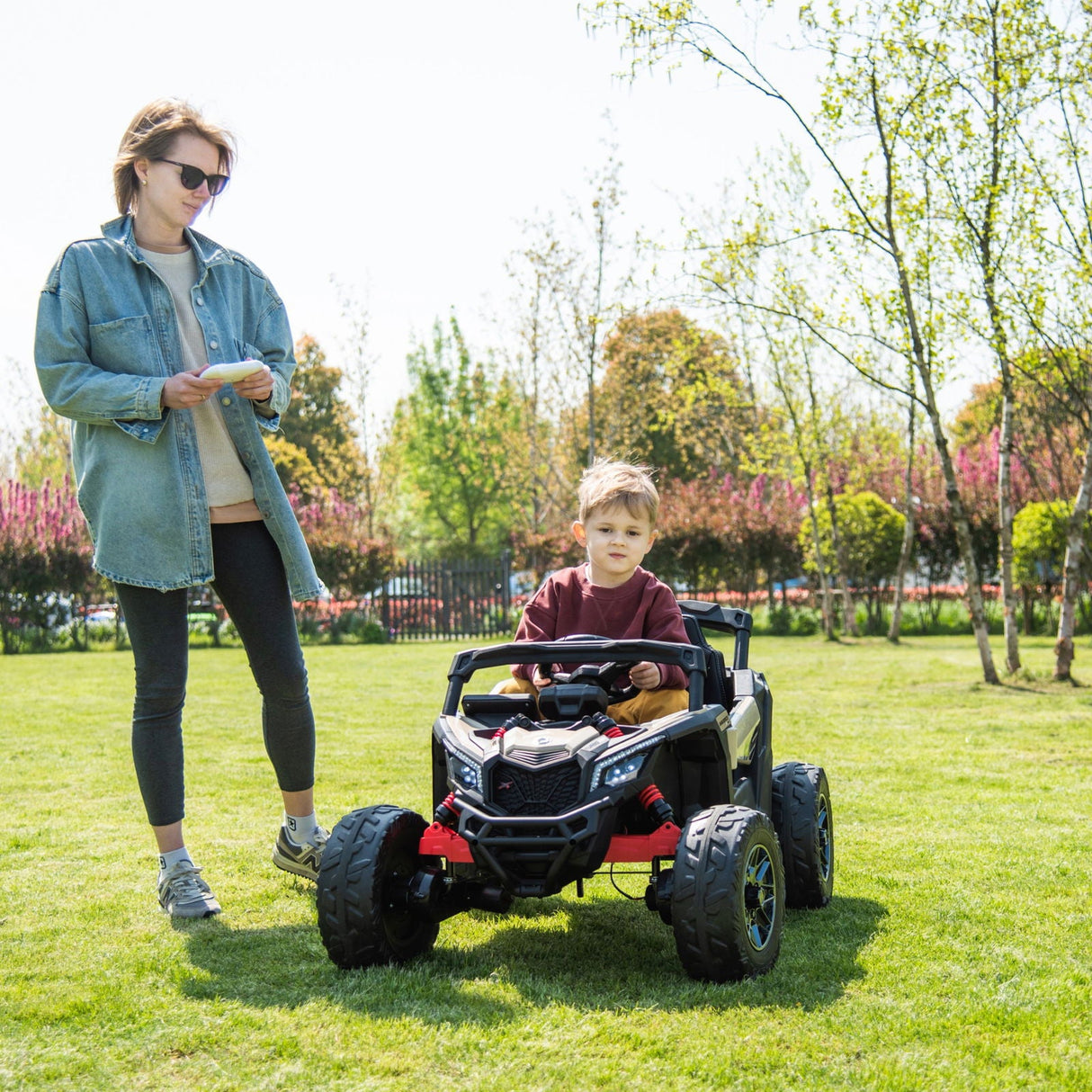 Ride On Kids 24V Can Am Maverick 1-Seater UTV - Kids Electric Ride-On