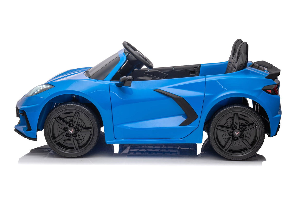 24V Chevrolet Corvette C8 2-Seater Ride On Car for Kids – Luxury & Power by Ride On Kids